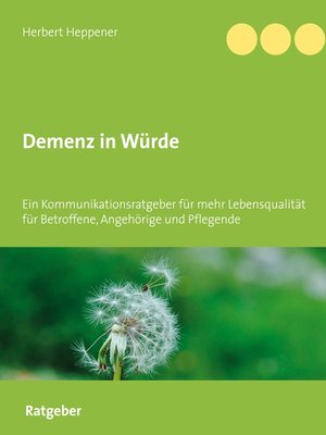 cover image of Demenz in Würde